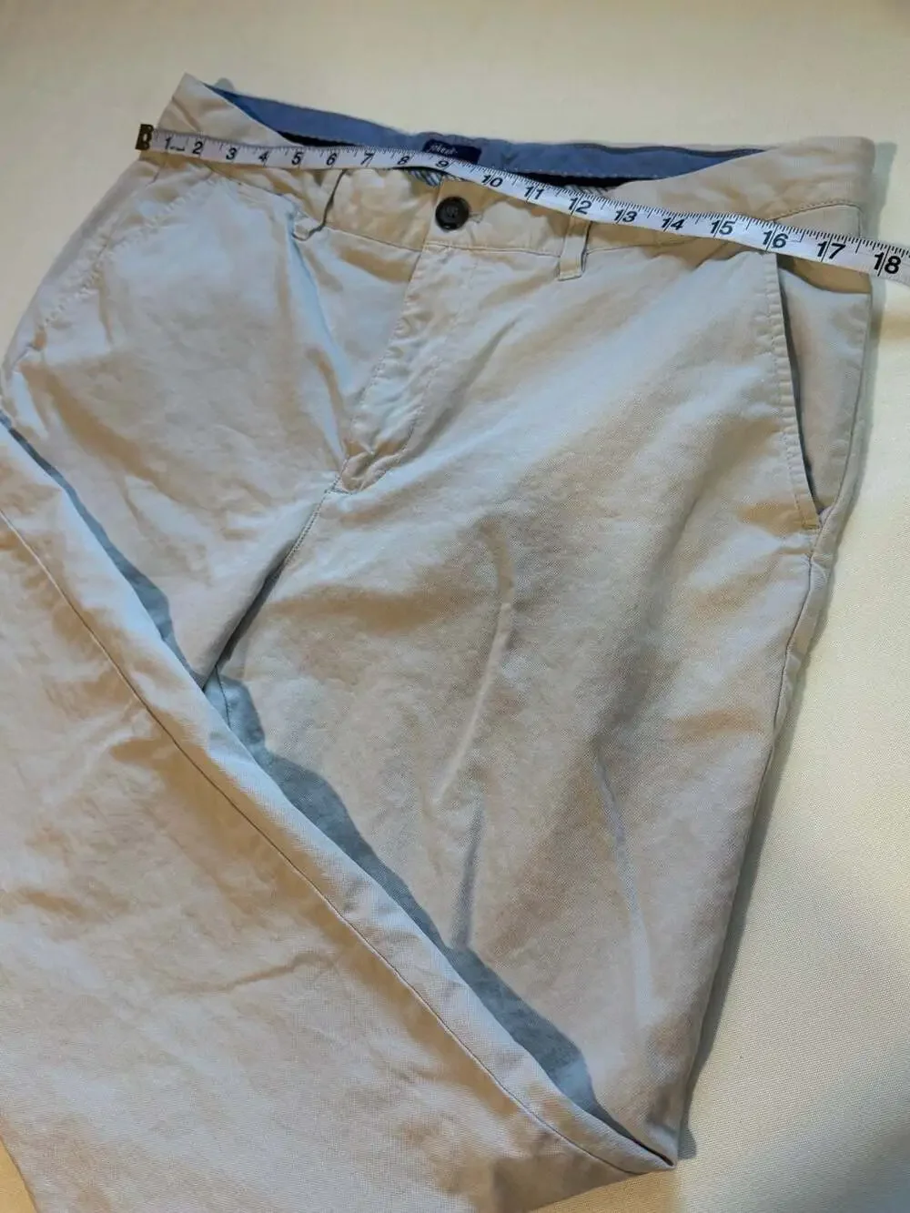 Johnnie-O Linen Blend Khaki Chino Pants 34x32 Preppy Golf Business Casual